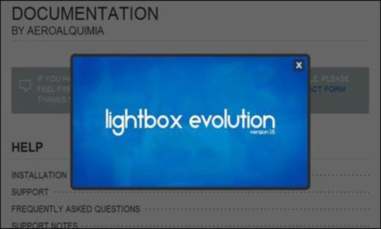 jQuery Lightbox Evolution