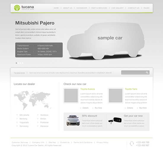 Cars Dealer Template