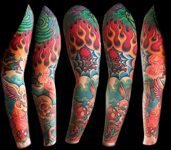 Abstract Tattoos: Colorful, Playful And Obscure