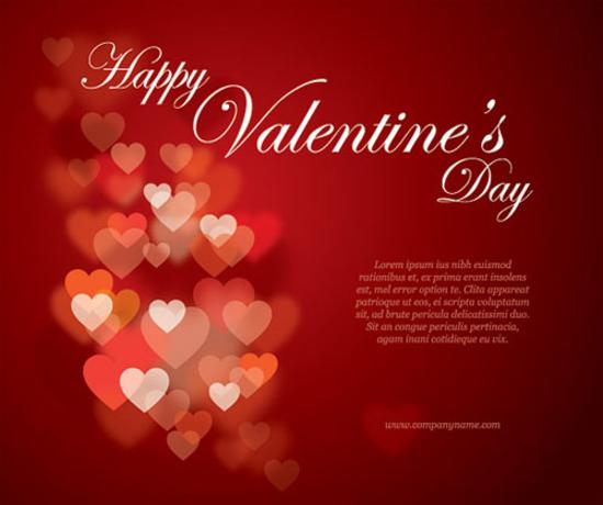 Valentines Flyer Vector Graphic