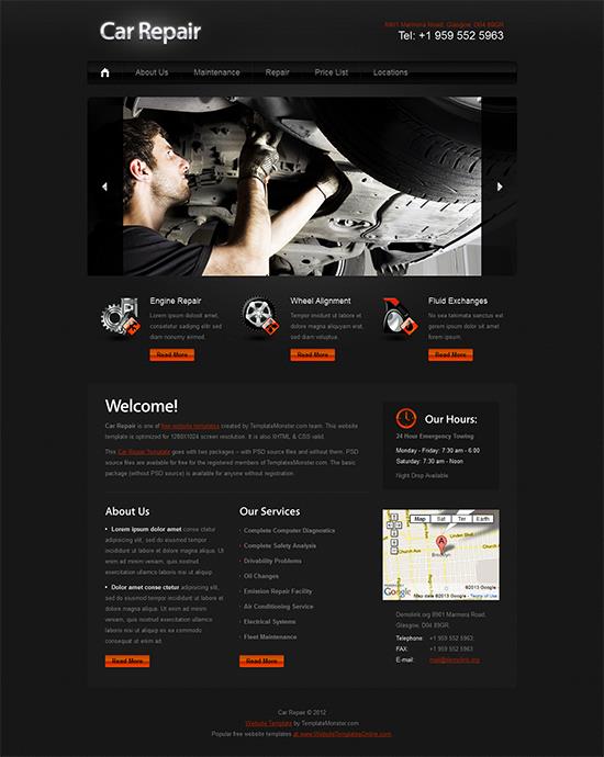 car-repair-template