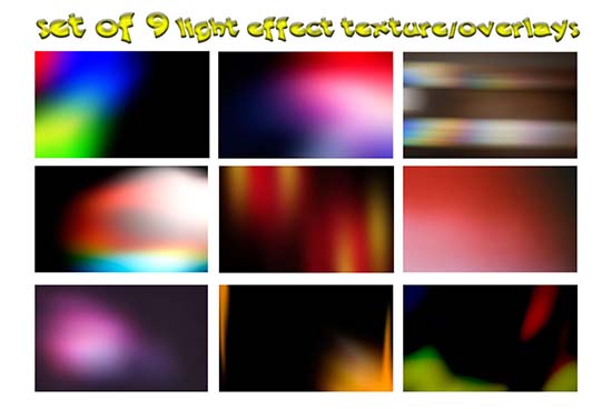 photoshop light leak textures