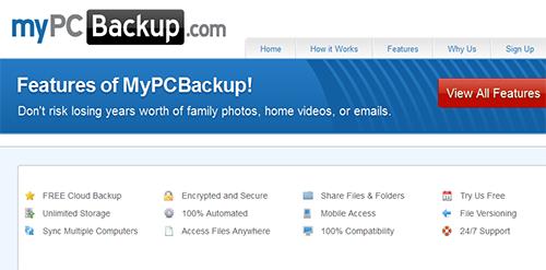 14. MyPCBackup