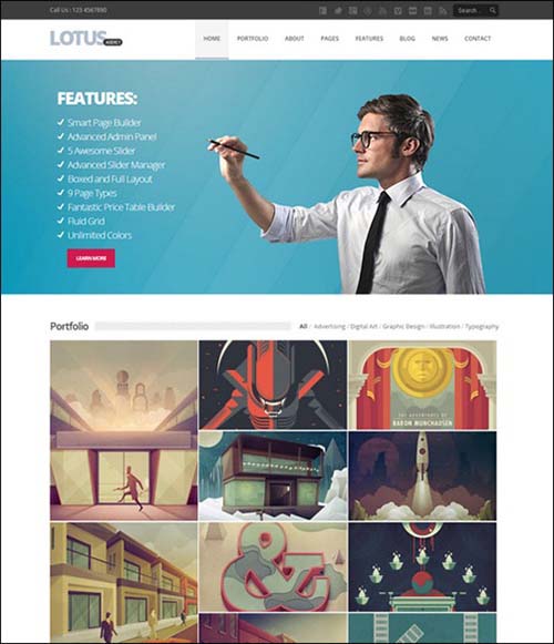 lotus-flexible-multipurpose-responsive-wp-theme