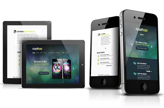 5. Fusion of Mobile and Desktop designs