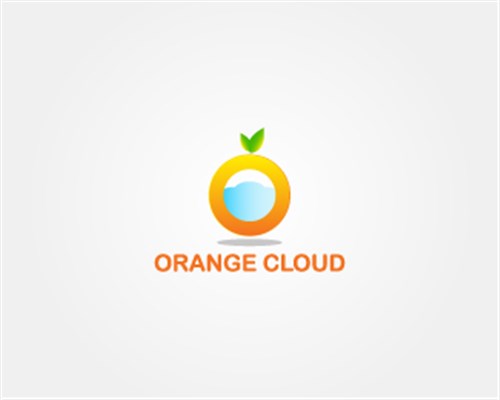 5.Orange Cloud-logo-design