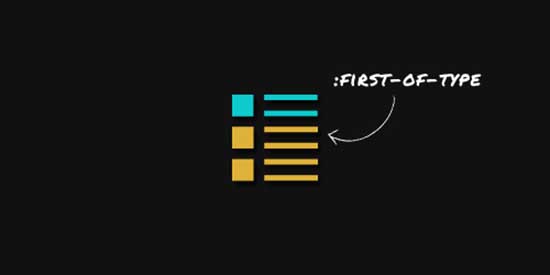 CSS3 First-Of-Type Selector