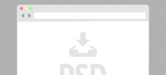 Flat Mini Browser (PSD) by Joe Barber