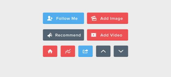 Flat UI Buttons (PSD) by Alex Vanderzon