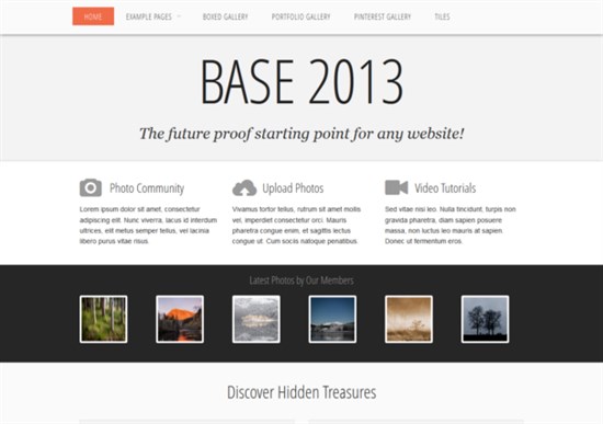 Base 2013 Responsive Html5 Theme