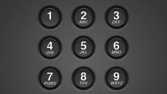 Create a Realistic Telephone Keypad Using Layer Styles