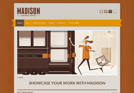 Madison Responsive Html5 Theme