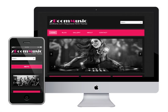 zBoomMusic Responsive Html5 Theme