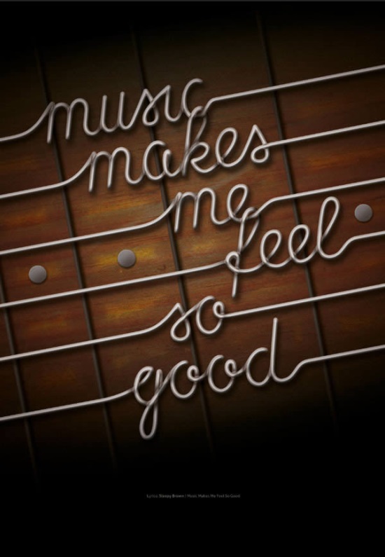 Create Guitar String Typography