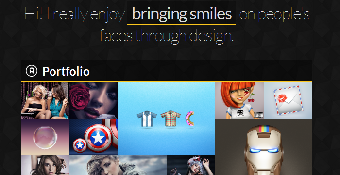 bold typography photography wordpress theme