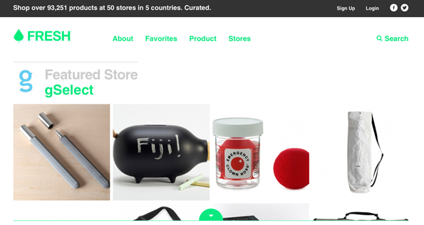 flat ui design inspiration for ecommerce shops