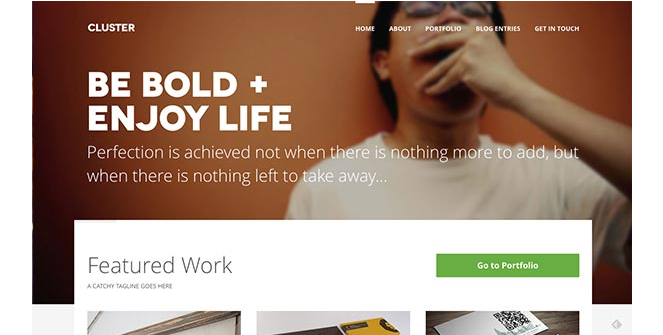 flat ui wordpress theme inspiration