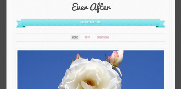 free wedding wordpress themes with beautiful typography