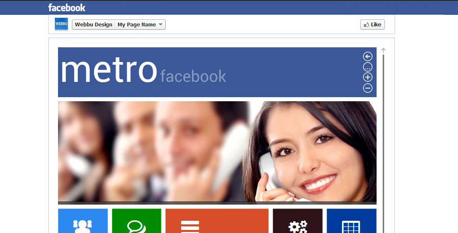 facebook metro style buddypress theme