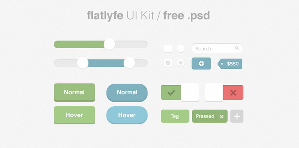 free flat design kit 11