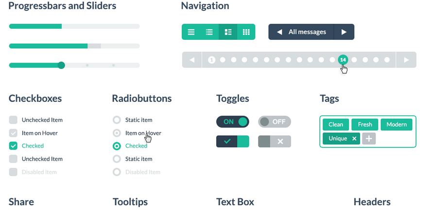 free flat design kit 4