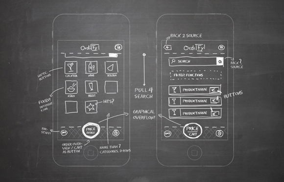 wireframe & mockup sketches 04