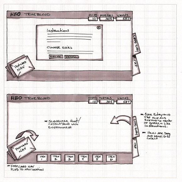 wireframe & mockup sketches 11