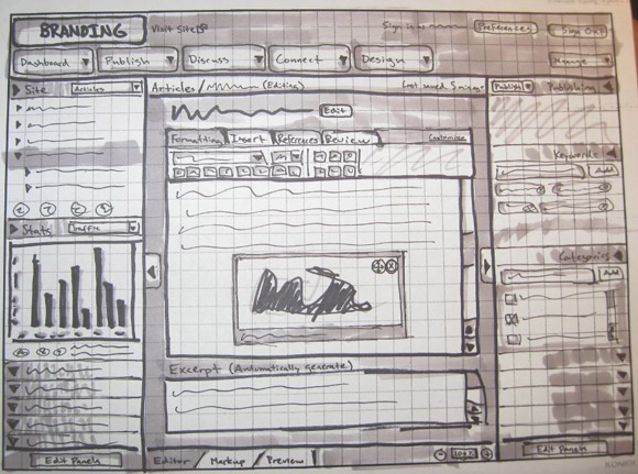 wireframe & mockup sketches 13