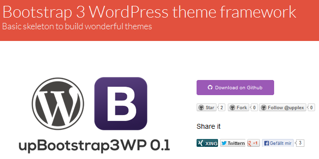 bootstrap wordpress framework 5