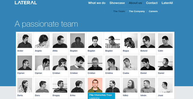 team page design inspiration 2