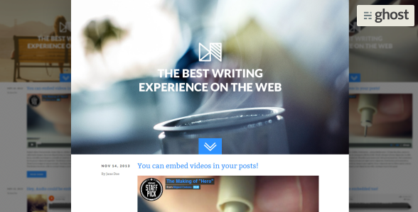 Best premium ghost blogging themes for 2014 3