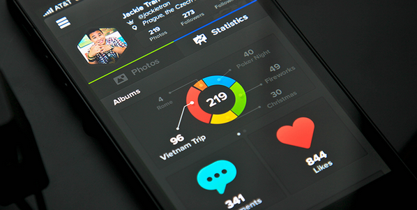 Data visualization inspirations for mobile and app 6