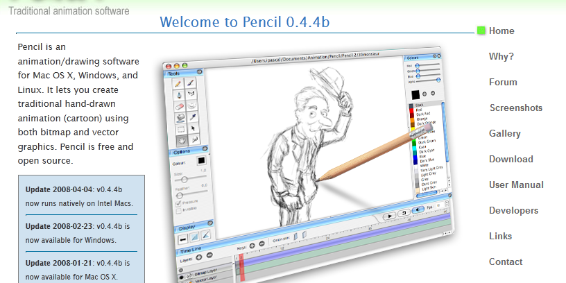 Se animation. Графический редактор Pencil. Uses Pencil программа. Pencil Linux. Free animation software.