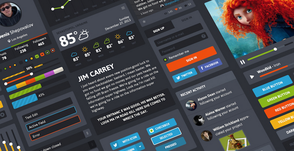 free UI kits 2014 12