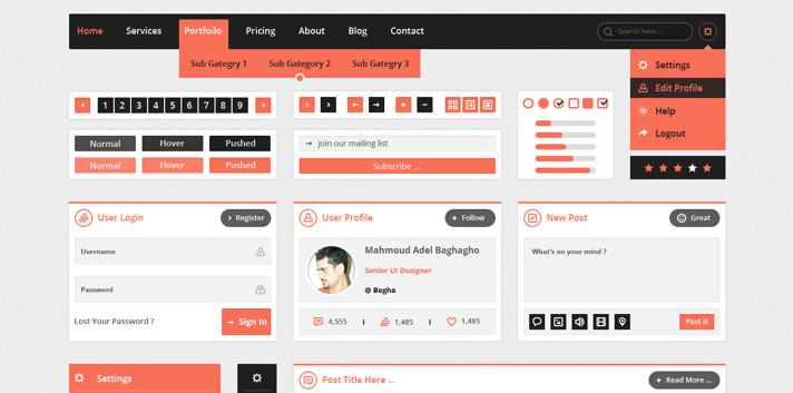 free UI kits 2014 8