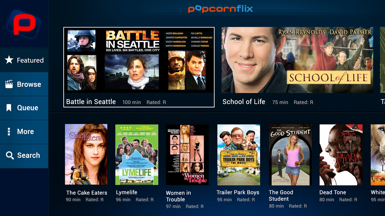 Popcornflix project free discount tv